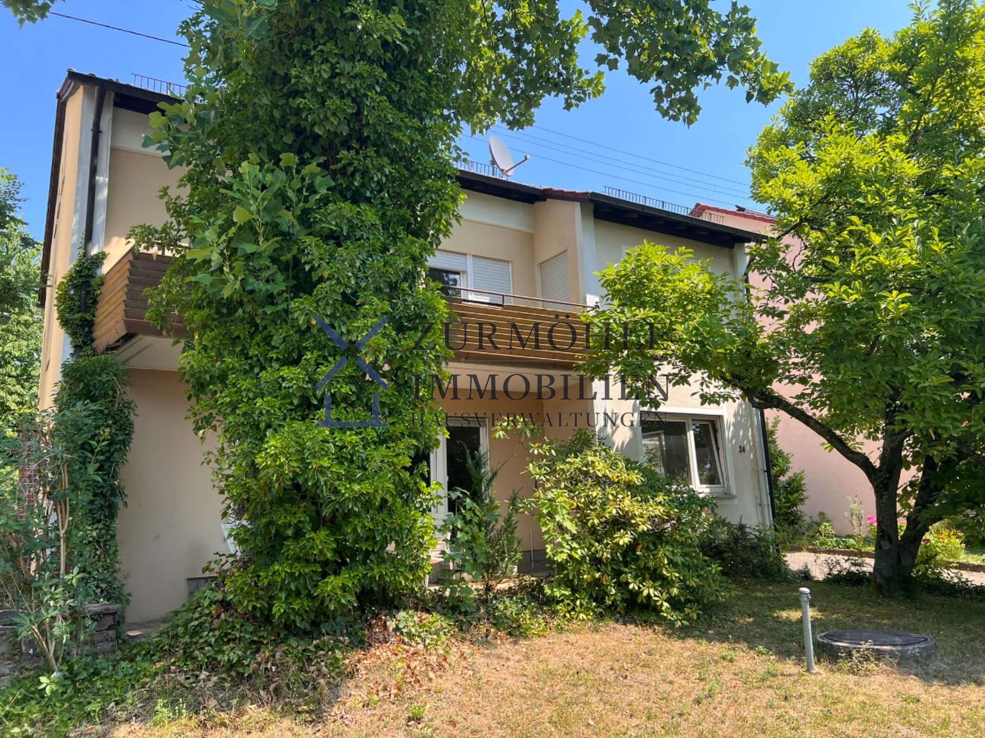 Hausansicht vom Garten